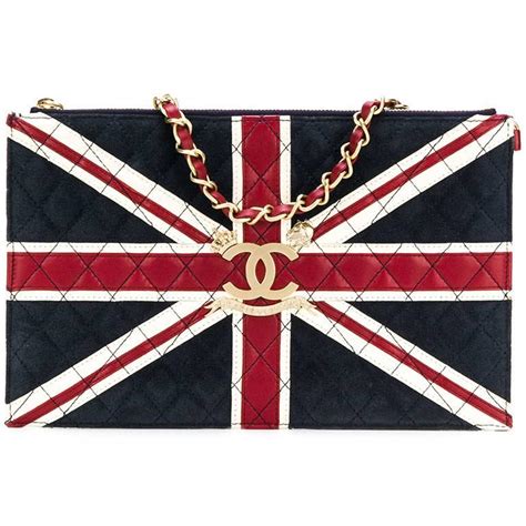 chanel union jack clutch|CHANEL .